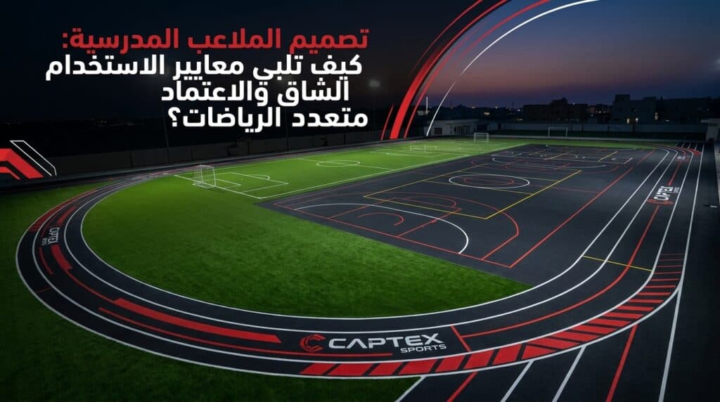 تصميم الملاعب المدرسية